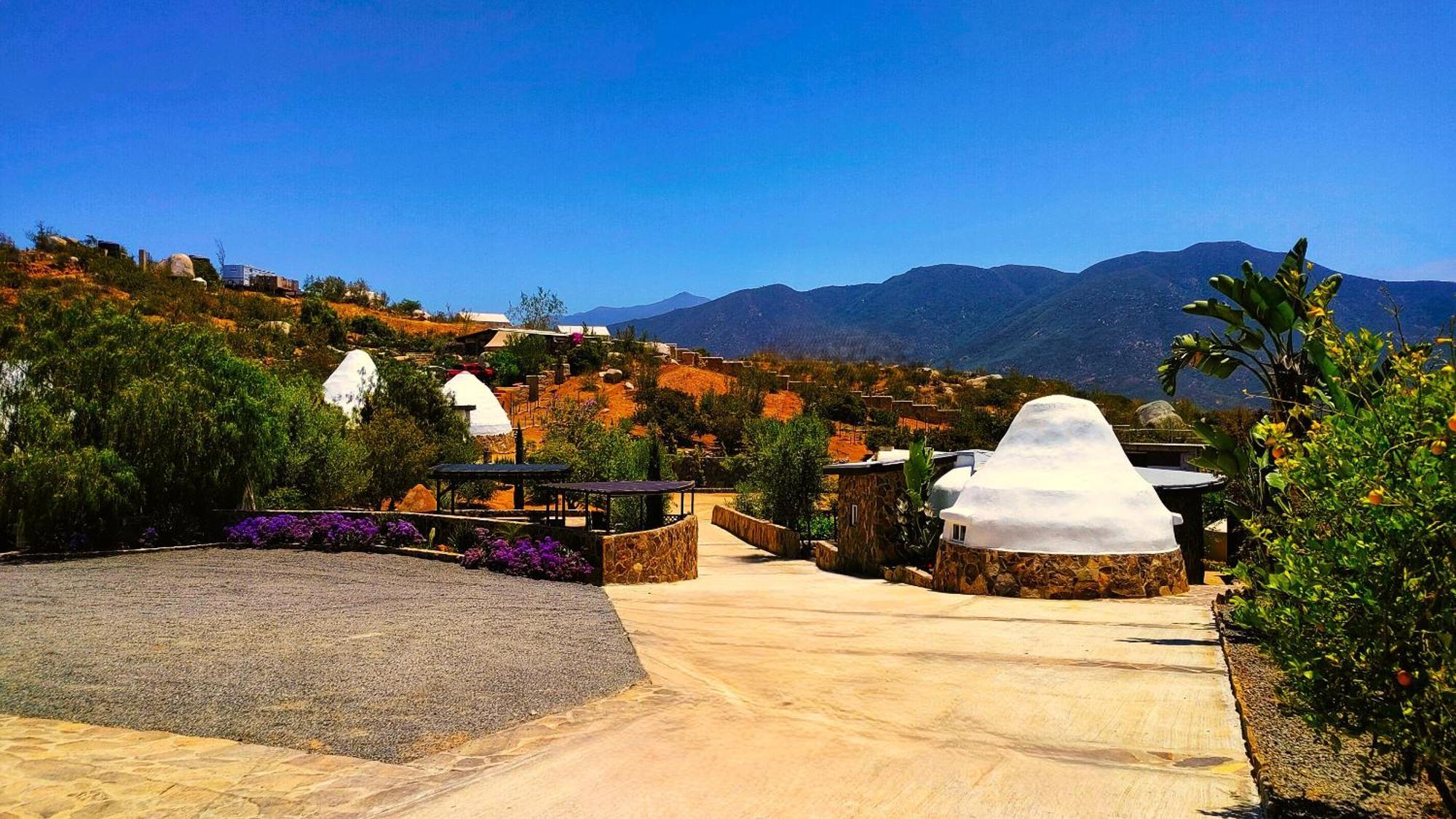 Вілла Hacienda Eco-Domes Вальє-де-Гуадалупе Екстер'єр фото