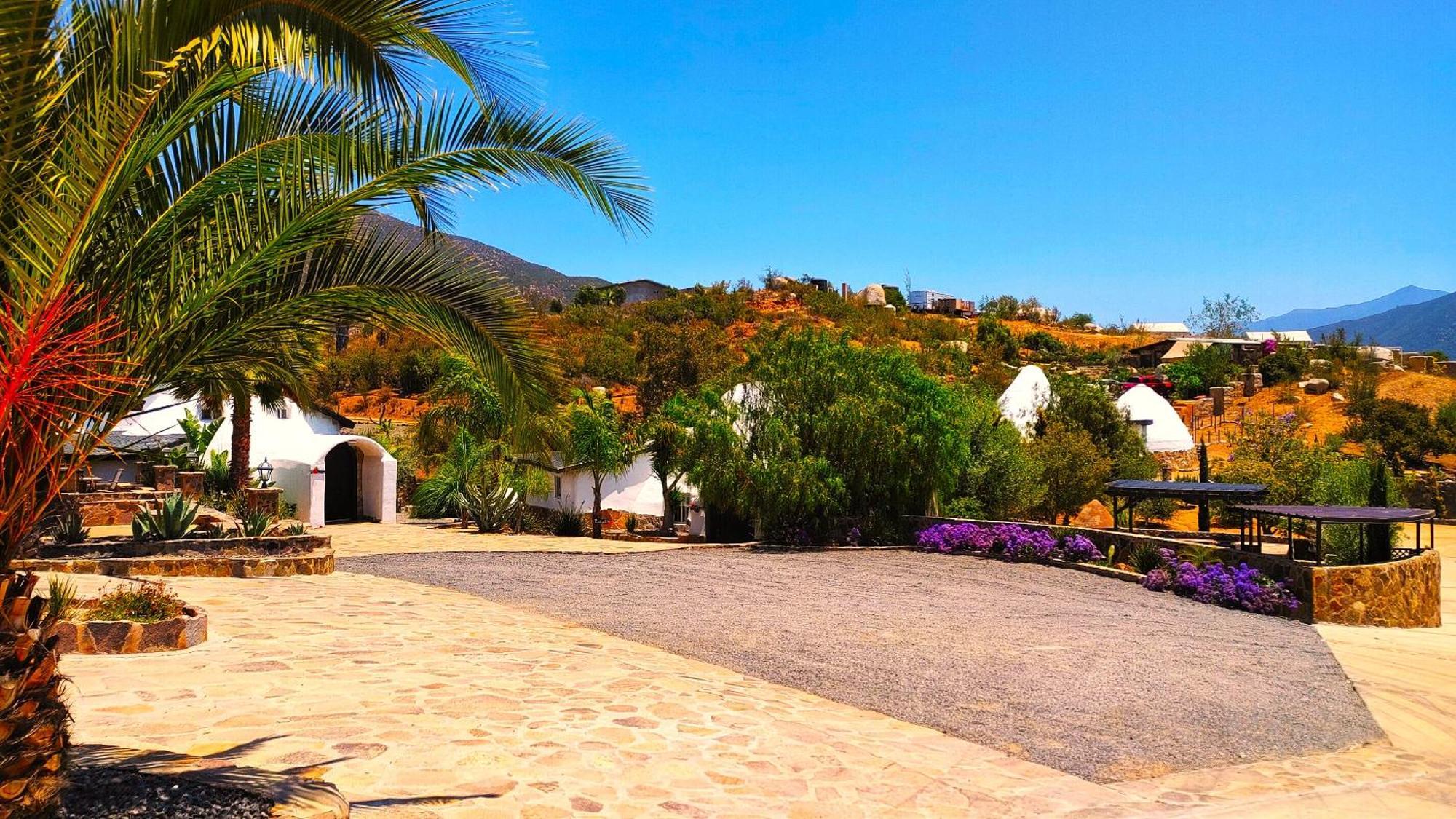Вілла Hacienda Eco-Domes Вальє-де-Гуадалупе Екстер'єр фото